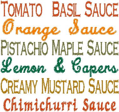 All Gluten Free Sauce Design Collage 4x4