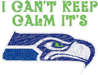 Sea Hawk kitchen towel design I cant keep calm