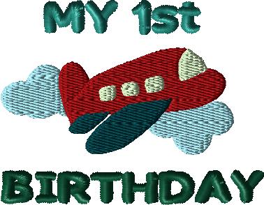 My First Birthday Airplane