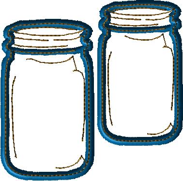Canning Jars in 4x4 size