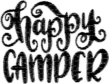 Happy Camper 2 designs in 4x4 and 5x7 - Image 3