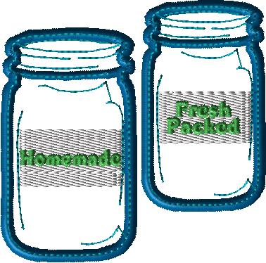 Canning Jars in 4x4 size with jar labels(15 design files)