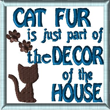CatHair Towel Applique Box