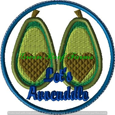 Lets Avocuddle Sachet 4x4