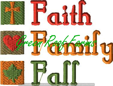 Faith Family Fall for 4x4 hoop