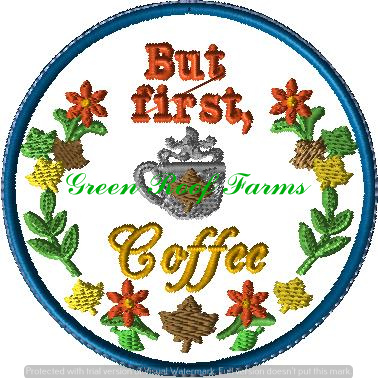 First Coffee Sachet 4x4