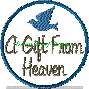 A Gift from Heaven Sachet 4x4
