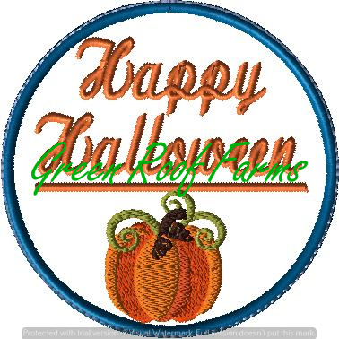 Happy Halloween Sachet 4x4