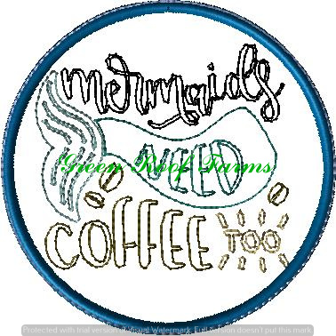 Mermaid Coffee Sachet 4x4