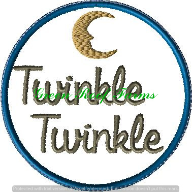 Twinkle twinkle Sachet 4x4