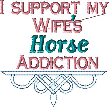 I support my Wife's Horse Addiction 4x4