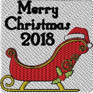 Merry Christmas 2018 4x4 with and without knockdown 2 designs - Image 2