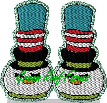 Festive feet Entire Collection : 16 designs, 15 for 4x4 hoop - Image 6