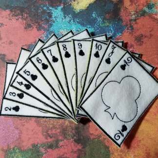 Deck of playing cards 4x4 hoop (52+ designs)