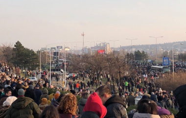 Masses block roads Serbia protest against lithium mining controversial laws
