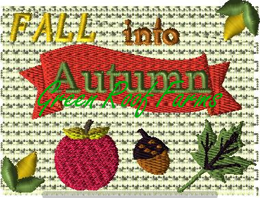 Fall in to Autumn for 4x4 hoop