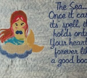 Mermaid Theme Book Pillow Designs