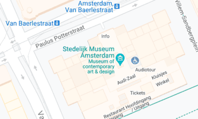Stedelijk Museum, Amsterdam, map