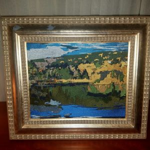 Mirror Lake Thread Painting