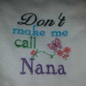 Nana 4x4 design set, 4 total designs
