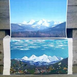 Mount Baker and the Twin Sisters 300x200 frame