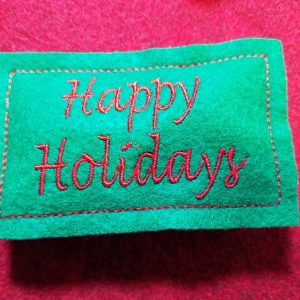 Mini Candy Bar Saying Wraps Christmas Pack 1 for 4x4 hoop; 8 designs