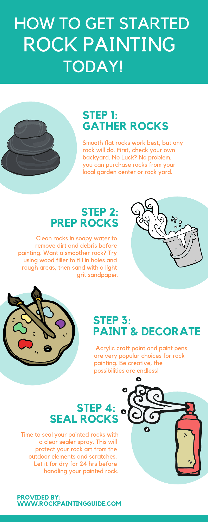 Step By Step Guide to Painting Rocks — A Tampa Lifestyle, Travel