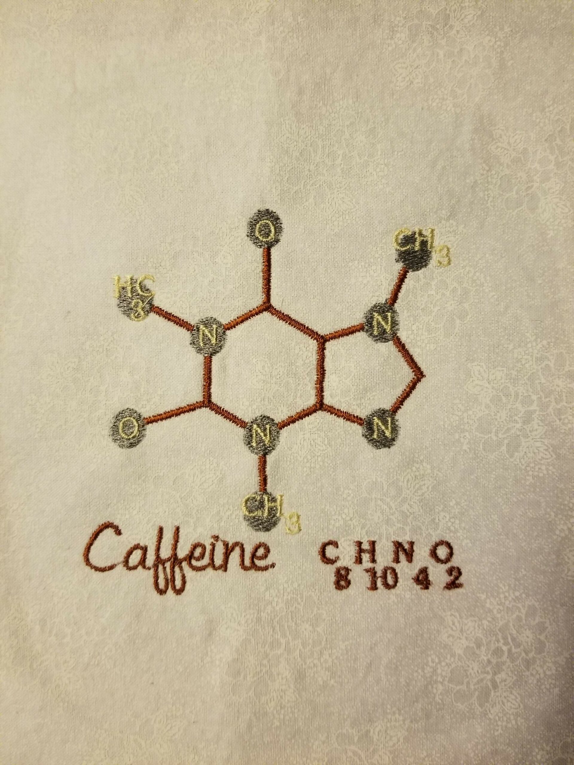 Caffeine Molecule 4x4