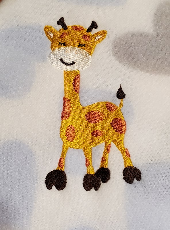 Giraffe, Saying, Spout 4x4 mini-design pack