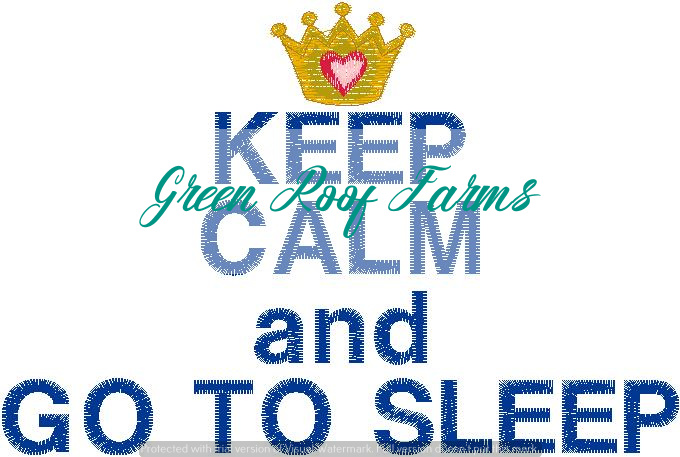 Keep Calm and Sleep 5x7