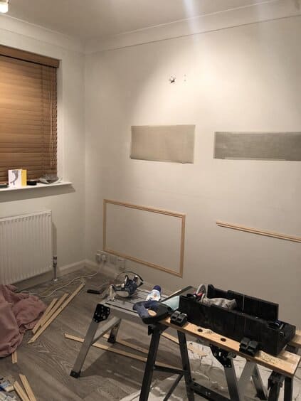 Diy Wall Panelling Tutorial Interior Design Blog Cloud Interiors