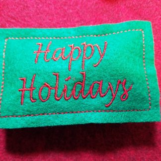 Mini Candy Bar Saying Wraps Christmas Pack 1 for 4x4 hoop; 8 designs