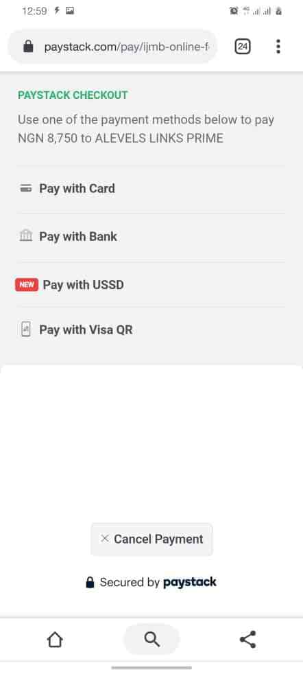 How Can I Get IJMB Form? 3 IJMB Form PAYSTACK checkout