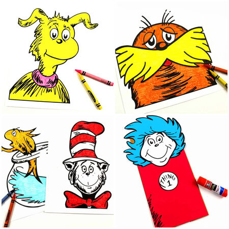 Dr Seuss Crafts And Activities Archives | The Inspiration Edit for Free Dr Seuss Characters Printables