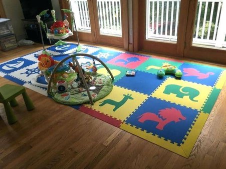 Measure the area you need to cover before purchasing a mat. Best Play Mats for Hardwood Floors | Baby Journey 