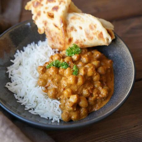 Tikka masala med kikärtor