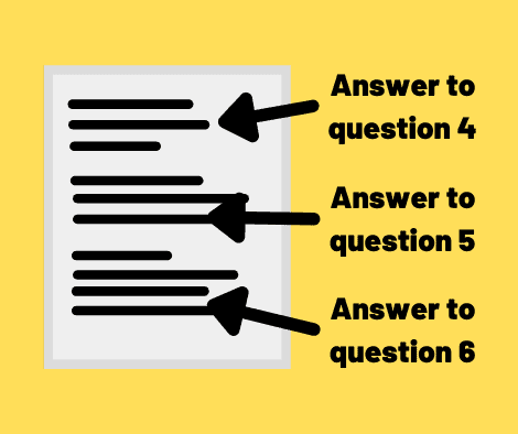 ielts reading strategy - the answers are in order