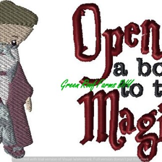 Magic Professor Character and Saying (6) 4x4 designs