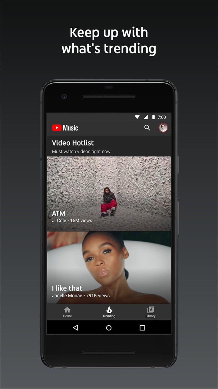 YouTube Music screen 3