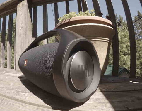 JBL Boombox upstairs deck