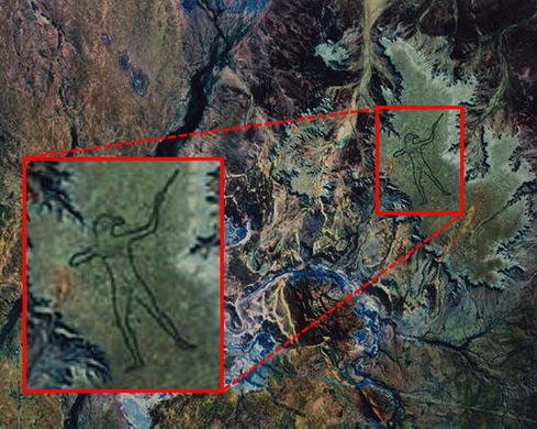 Uomo Che Si Vede Dallo Spazio In Australia Gigante Di 4 Km
