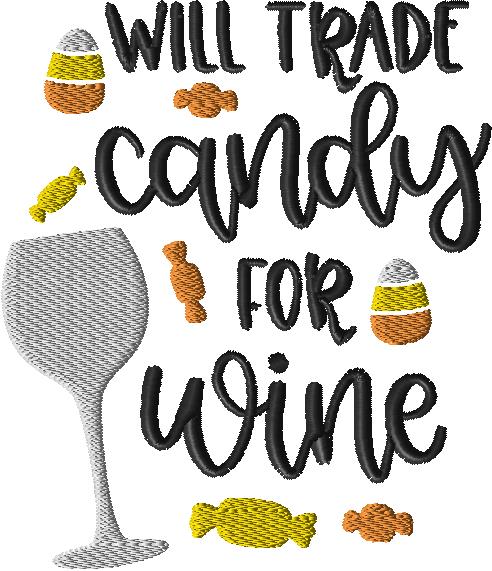 Candy for Wine 4x4 and 5x7