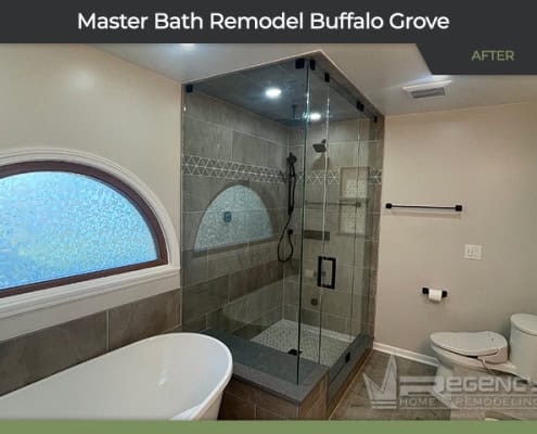 Master Bath Remodel - 2945 Roslyn Ln. Buffalo Grove, IL 60089 by Regency Home Remodeling