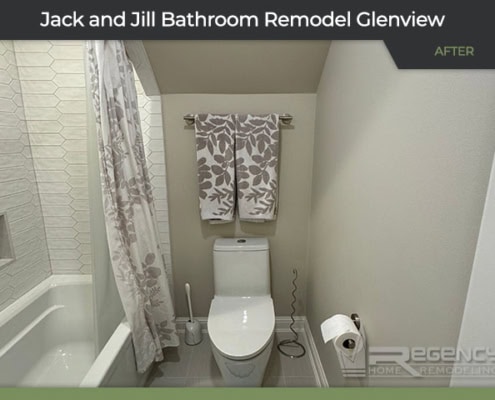 Jack and Jill Bathroom Remodel - 2345 Larkdale Dr, Glenview, IL 60025 by Regency Home Remodeling