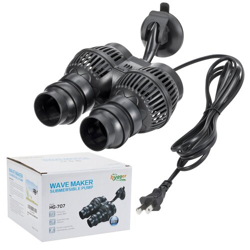 Best Aquarium Wave Maker Reviews for Marine, Reef, and Freshwater Fish Tank 11 Hygger Submersible Aquarium Powerhead 2000GPH Fish Tank Wavemaker Circulation Pump for Freshwater Saltwater