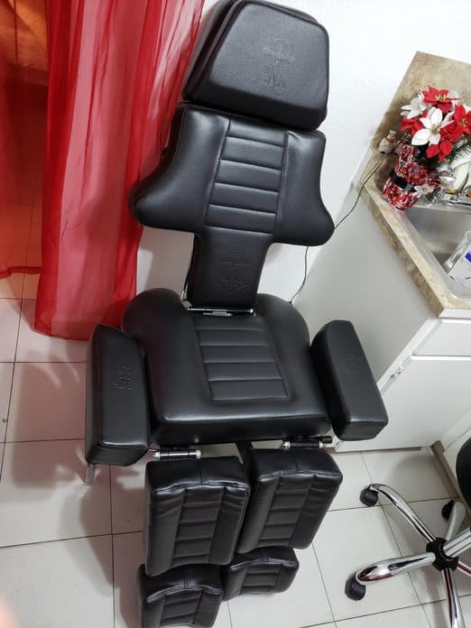 InkBed Hydraulic Client Tattoo Massage Bed Chair customer review