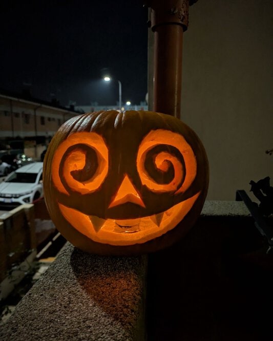 Spiral Face Pumpkin