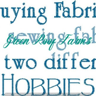 5x7 Buying Fabric and Sewing Fabric are two different hobbies!