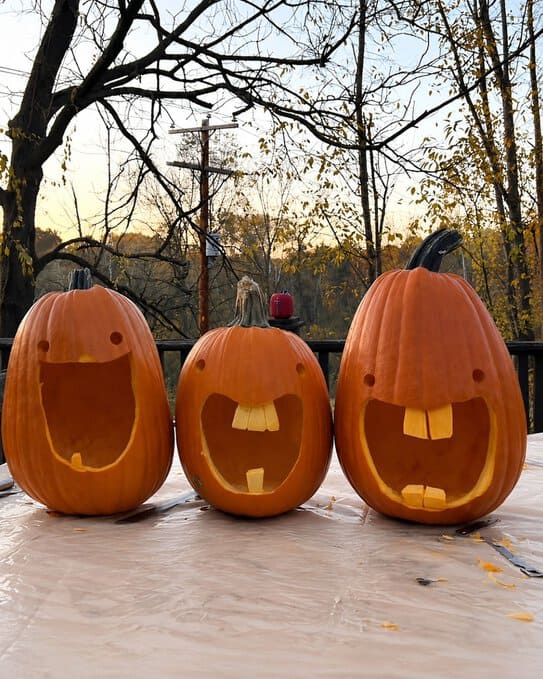 Silly Toothy Pumpkin Trio