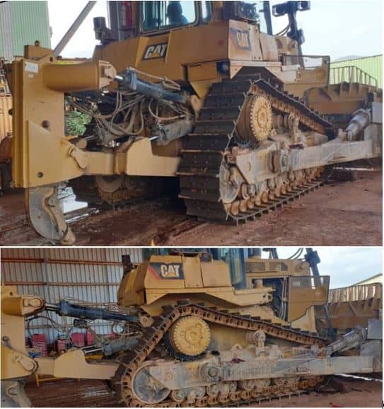 A D9R caterpillar Bulldozer with new Berco chains